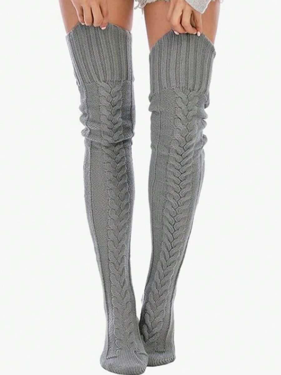 Women's Thigh High Socks, Over-The-Knee Socks, Ladies' Long Socks, Warm And Comfortable For Winter