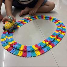 玩具车轨道建造游戏套装，彩色电灯赛车轨道套装，儿童悬挂轨道游戏，生日和节日礼物，儿童的理想选择，STEM 儿童玩具 - 反重力電動軌道 - 查看 11