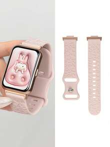 1 条时尚硅胶表带，适用于华为 Watch Fit 1/Fit 2/Fit 3/Fit 4/Fit 4 Pro