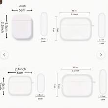 Interesting Creative Semi-Transparent Star Style Compatible With Apple Pro/Pro 2nd Gen Earphone Case, Pro 3 Protective Cover, 4/3/1/2 Soft Case - Blue + Pendant - View 8