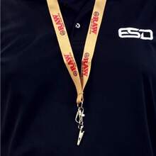 RAW Smokers Lanyard With Key Holder HandsFree Accessory. Durable Fabric With RAW Branding. Perfect For Keys Badges More - 如圖 - 查看 3