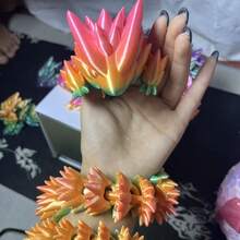 1pc 3D Printed Movable Joint Dragon Toy, Ugly Dragon Desk Decor, Rainbow Dragon Shaped Colorful Desktop Ornament, Vibrant Toy Suitable For Home, Office Or Car Decoration, Stress Relief Gift For Any Occasion