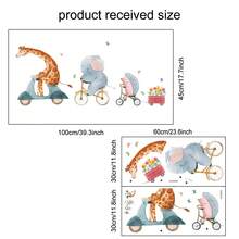 2pcs Cartoon Cute Animal Bear, Deer, Rabbit, Squirrel Wall Stickers, Self-Adhesive PVC Decals For Bedroom, Living Room, Home Decor Room Decor Bedroom Decor Kitchen Decor Wall Decor