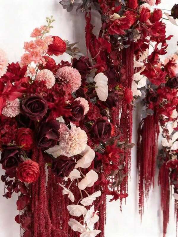 1 قطعة زهور اصطناعية وستريا معلقة، نبات دموع العاشقين المعلق، زهور حرير اصطناعية معلقة من نبات الأمارانثوس الأرجواني، باقة زفاف متدلية للديكور الخلفي للزفاف، ديكور الفنادق، مواد ترتيب الزهور DIY، حشو للمزهريات، ديكور الحائط، عيد الأم، عيد الميلاد، الحفلات، هدية