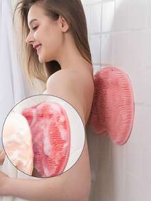 1 个全新多边形硅胶淋浴刷、擦洗刷、去角质擦洗刷、旋风淋浴刷、清洁刷