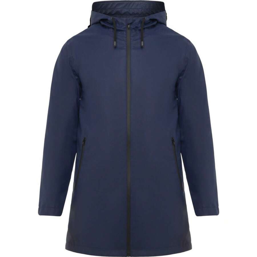 Roly Mens Sitka Waterproof Raincoat (Navy Blue) - Blue - View 1