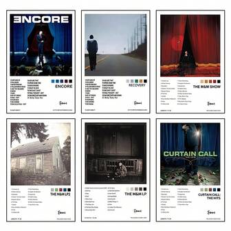 1 pieza Juego de arte decorativo en lienzo con tema musical de portada de álbum clásico - Decoración de pared interior, adecuado para dormitorio, oficina, sala de estar, hogar y decoración de dormitorio - Decoración opcional de marco de madera para sala de música