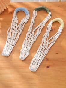 Sacs en maille tissés à la main, tasses à eau, sacs portables pour boissons, café, réutilisables, sacs pour bouteilles d'eau portables, sacs pour boissons, sacs portables, sacs en maille décoratifs, sacs de rangement décoratifs, convenant comme cadeaux artisanaux pour les amis, la famille et les camarades de classe, parfaits pour les plages, les pique-niques et les voyages - cadeaux décoratifs pour les amis, la famille et les camarades de classe, articles essentiels pour les pique-niques, artisanat artistique