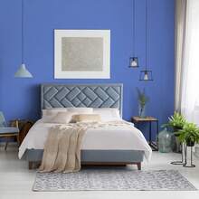 1 Rolle blaues Abziehbares und Selbstklebendes Tapetenpapier, blaues Kontaktpapier 40cm x 300cm, matter einfarbiger Kontaktklebstoff, abziehbar und selbstklebend, Tapete für Schränke, Arbeitsplatten, Wandverkleidung, Rolle