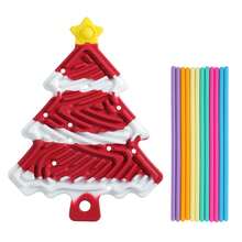 Tablero de actividad sensorial de árbol de Navidad creativo, juguete sensorial para adolescentes, juguete de tablero sensorial para aliviar el estrés para adolescentes, juguete educativo multicolor, regalo de Navidad y Año Nuevo, ayuda a desarrollar habilidades motoras finas