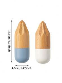 1 pieza Exprimidor de limón manual, Exprimidor de cítricos de madera de haya, Herramienta portátil para prensar jugo de frutas