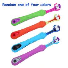 Dog Soft Toothbrush Finger Toothbrush 360 Degree Pet Toothbrush Small To Large Dogs - ban đầu - Xem 4