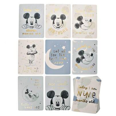  Disney Mickey Mouse 24 Milestone Cards Blue