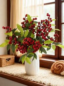 1/3/5 buc ramuri artificiale de ace de pin, decorațiuni de Crăciun cu ace de pin false, plante artificiale, decorațiuni de toamnă pentru decorarea de iarnă, vază de nuntă, decorare de dormitor pentru restaurant și acasă, accesorii pentru petrecere de ziua de naștere, decorare de grădină în aer liber, decorare de sărbători pentru camera de birou de acasă