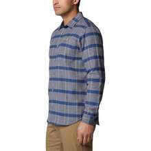 Columbia Pitchstone Heavyweight Flannel II Long Sleeve Shirt - Men's |  | Men Outdoor Hoodies & Sweatshirts - 山藍色波羅格子 - 查看 4