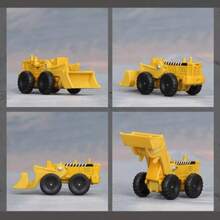 Hasbro ​Alloy Construction Vehicles 8-Pack - Fire Truck, Ambulance, Tanker & CocaCola Stickers, 3-Inch Mini Cars Gift Set For Kids Ages 3+​​