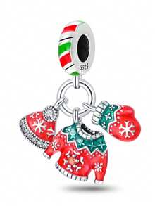 DIY Exquisite Christmas Sleighs, Sweet Gingerbread Men, Lucky Bells, Christmas Trees, Santa Claus, Christmas Stockings And Other Charming Beaded Pendants, Suitable For Everyday Wear, DIY Jewelry Making Necklaces, Bracelets And Other Accessories.