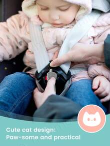 1PC Baby Car Seat Buckle Release Tool Cute Patterns - Easy Unbuckle Button Pusher For Parents, Seniors & Kids, Aid For Long Nails & Arthritis