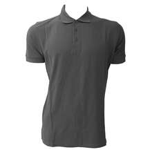 Jerzees Colours Mens Ultimate Cotton Short Sleeve Polo Shirt (Titanium) - Grey - View 1