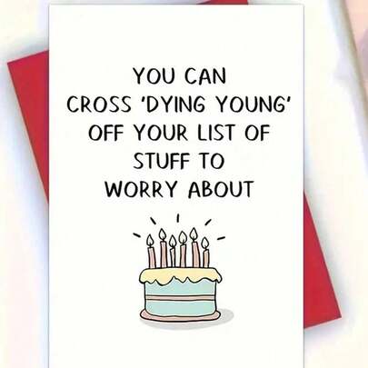 1PC Birthday Card, Ladies' Birthday Party Gift Card, Encouragement And Affirmation Card For Best Friends, Essential Holiday Supplies Back To School