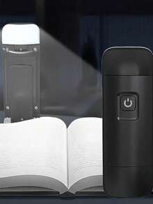 1pc New Mini USB Rechargeable Reading Light Portable Bookmark Light, 3-Color Mild Soft Lamp Adjustable Brightness LED Bookmark Light, Good Storage Durable Bookmark Light Bed Reading Car Reading Light Suitable For Home Decor Bedroom Living Room Office Study Student Dormitory Lighting Nightlight Is The Best Gift For Friends And Relatives (White/Black/Pink/Green)