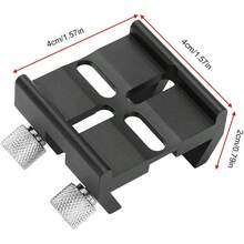 Teleskophalterung, Teleskop-Sucherhalterung Schwalbenschwanz-Schlitzplatte Rillenschraubenzubehör für Anfänger, Nettes Zubehör für Sternbeobachtungsliebhaber