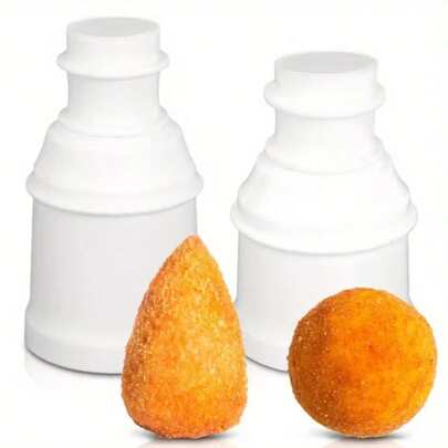 1/2 Pezzi Set di stampi per formare polpette di riso e polpette - Utensili per la formazione di sushi e polpette - Accessori da cucina giapponesi per bento - Kit di stampi rotondi e appuntiti - Senza elettricità richiesta