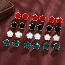 1 cặp hoa tai cá nhân hóa thời trang, mẫu mới năm 2024, thích hợp làm quà tặng Valentine, Mẹ, Mẹ, Ngày của Mẹ, Quà tặng - Hoa tai - Xem 8