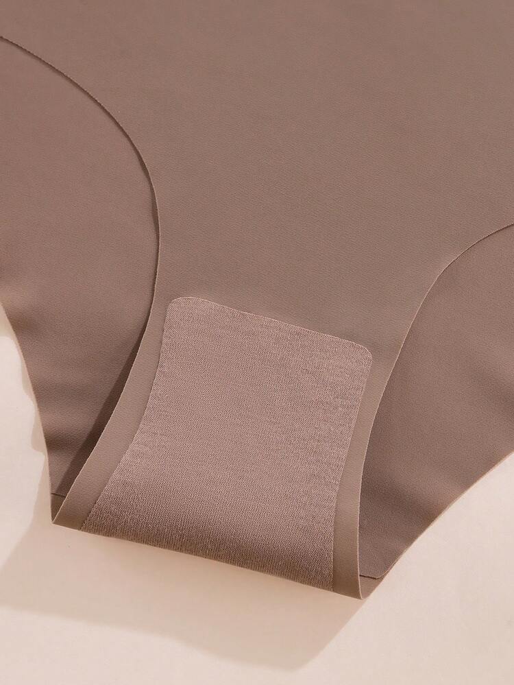 Aofeiqike 6条装高腰加大码女士无痕比基尼内裤，舒适透气丝滑，孕妇适用，性感田园甜美休闲风 - 彩色 - 查看 5