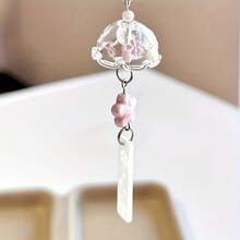 Handmade Beads Homemade Simple Ins Mobile Phone Chain Cute Card Book Camera Bag Pendant - Hồng - Xem 2