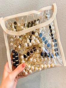 13/23/53 Stück Super Wert Zufallsstil Damen Kleidung Accessoire Set, bestehend aus Taillenpins, Clips, Einstellschnallen, Broschen, Sag-Verhinderungs-Knöpfe (ohne Box)