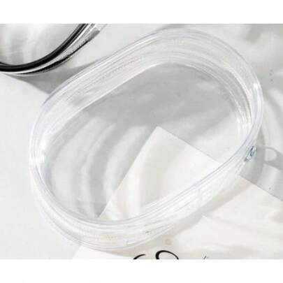 Transparent Compact Organizer Earbuds, Power Banks, And Portable Travel Pouch On-The-Go Use For Holiday Travel, Outdoor Activities Holiday Travel Outdoor Activities Charger Accessories Travel Essentials Cable Organizer