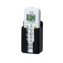 1 pieza Soporte multifuncional para control remoto, soporte de pared para teléfono y organizador, caja de almacenamiento autoadhesiva para el dormitorio, soporte de carga de plástico y soporte para control remoto, caja de almacenamiento para control remoto de aire acondicionado, organizador de almacenamiento de control remoto de silicona, sin taladro, inodoro, estante para control remoto de TV y aire acondicionado