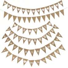 قطعة واحدة/قطعتان من أعلام مثلثة من الكتان الريفي للحب، ديكور زفاف DIY، مجرد متزوجين، لافتة شعار السيد والسيدة، قابلة للطي والعجن وإعادة الاستخدام لعدة مرات، مناسبة للأحداث الخارجية والذكرى السنوية وموسم الزفاف وديكور حفلة الزفاف، لافتة وشريط الزفاف، لوازم الزفاف