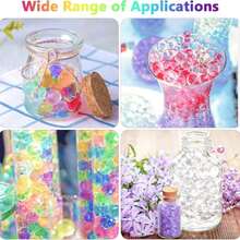 20.000 piezas de perlas de agua de colores, para decorar jarrones, hacer velas flotantes, decoración navideña, centros de mesa de boda, arreglos florales, cultivo sin tierra