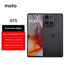 Lenovo Smartfon MOTOROLA Moto G75 5G, 8 GB + 256 GB, dwie aplikacje, łączność 5G, odpowiedni dla osób starszych - Czarne - Zobacz 1