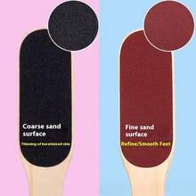 1pc Professional Foot File Tool, Foot Cleaner, Foot Rasp Pumice Stone For Removing Dead Skin, Cracks And Calluses, Beechwood Foot Grater, Corn Remover, Foot Scrubber, Pedicure Tool, Professional Foot Care, Removes Calluses And Dead Skin, Foot Care, Rasp Massage, Unisex - Multicolor - View 5