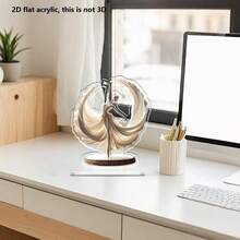 2D Flat, Ballerina Decoration, Modern Desk Decoration, Perfect For Desk, Bedroom, Dining Room, Living Room, Creative Gift Idea, Home And Kitchen Decoration - Transparent - View 3