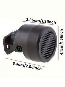 2 件高性能汽车扬声器 - 全频预接线低音炮，增强音频体验，材质，黑色