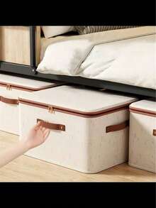 1 可折叠衣物收纳整理盒，大容量防尘被子收纳盒，衣柜柜子收纳盒，抗菌防潮拉链衣柜整理盒，布艺裤子分类收纳盒，装饰用品，节日装饰，房间装饰，家居装饰，卧室装饰，收纳盒，整理器，家居收纳 - 彩色 - 查看 10