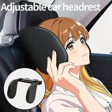 1pc Car Seat Headrest Neck Pillow, 3D Memory Foam Side Sleeper Cushion, High Quality All Season Design - A - View 2