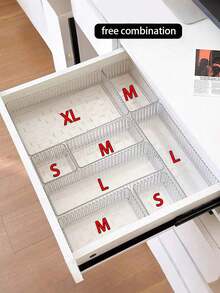 Transparent Drawer - Type Cosmetic Divided Storage Organizer, Dresser Skincare And Desktop Sundries Storage Box. - Multicolor - View 11