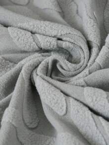 1 件提花沙发床罩，防滑、可机洗、易于安装、无扶手沙发保护罩、涤纶材质、波浪纹理图案、沙发保护罩弹性贴合罩可拉伸罩 - 淺灰色 - 查看 11