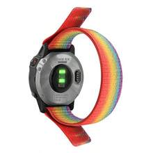 Dây đeo đồng hồ thể thao bằng nylon 26 22 20mm cho Garmin Fenix E 8 47mm 51mm 7 7X Pro/Enduro 3 2/Epix tháo lắp nhanh - Nhiều màu - Xem 26