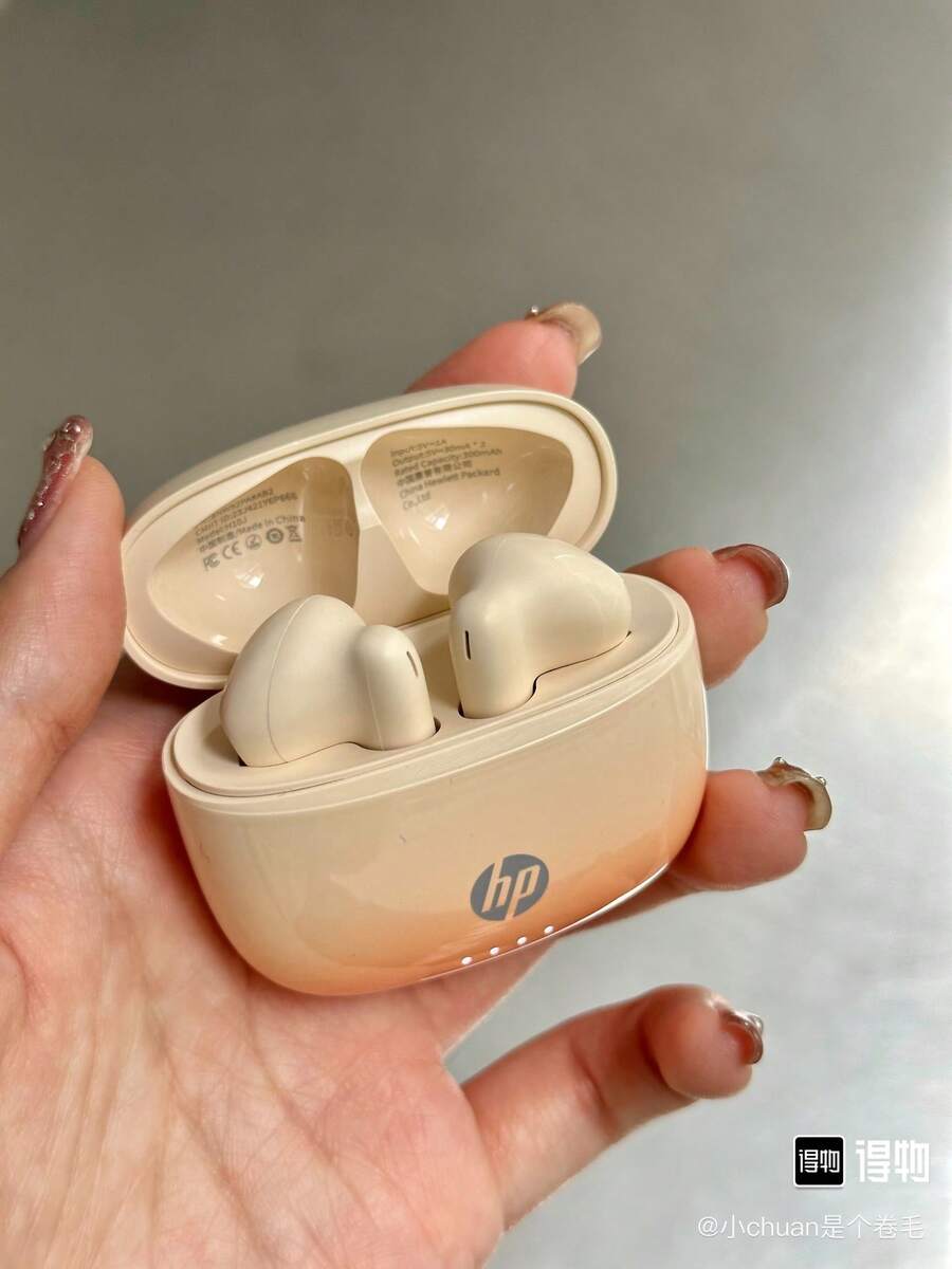 HP Wireless Earbuds, True Wireless In-Ear Noise Cancelling Headphones Compatible With Apple, Android And Other Devices, Comes With A Storage Bag,Christmas Great Holiday Gift(Orange)