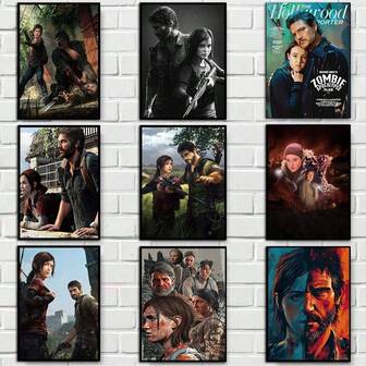 1pc /3pcsThe Last Of Us 1pc Wall Arts Posters Optional Frame Pop Posters Printing Wall Paintings Bedroom Living Room Decor Posters