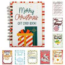 Christmas College Survival Gift Card Book, Spiral Bound Gift Card Book 5x7 Pages - Nhiều màu - Xem 3