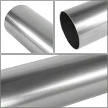 DNA MOTORING ZTL-PP-30-0-RAW 18 Inch Straight Tube DIY Exhaust Tubing,3" OD,Universal Fit,Mild Steel - MàuA - Xem 4