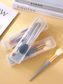 1 pièce, Seau de rangement pour pinceaux de maquillage rotatif à 360°, Support rotatif en plastique pour pinceaux de maquillage, support pour pinceaux à paupières et crayons à sourcils, boîte de rangement pour articles de papeterie et stylos pour étudiants, organisateur de bureau pour commode, décoration de coiffeuse à domicile, seau à stylos de bureau et organisateur d'outils de beauté, boîte de rangement cosmétique créative, accessoires de coiffeuse, cadeau pour femme, cadeaux de Noël