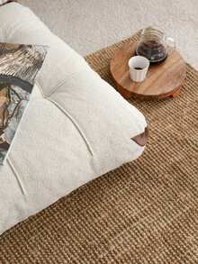 Dmora Surigae - Divano Letto 2 Posti, 75x120 cm Nero Crema, Contenitore